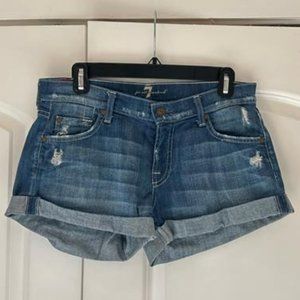 7 For All Mankind Jean Shorts